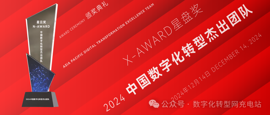 荣誉揭晓时刻：“星云奖N-Award”：2024中国数字化转型杰出团队